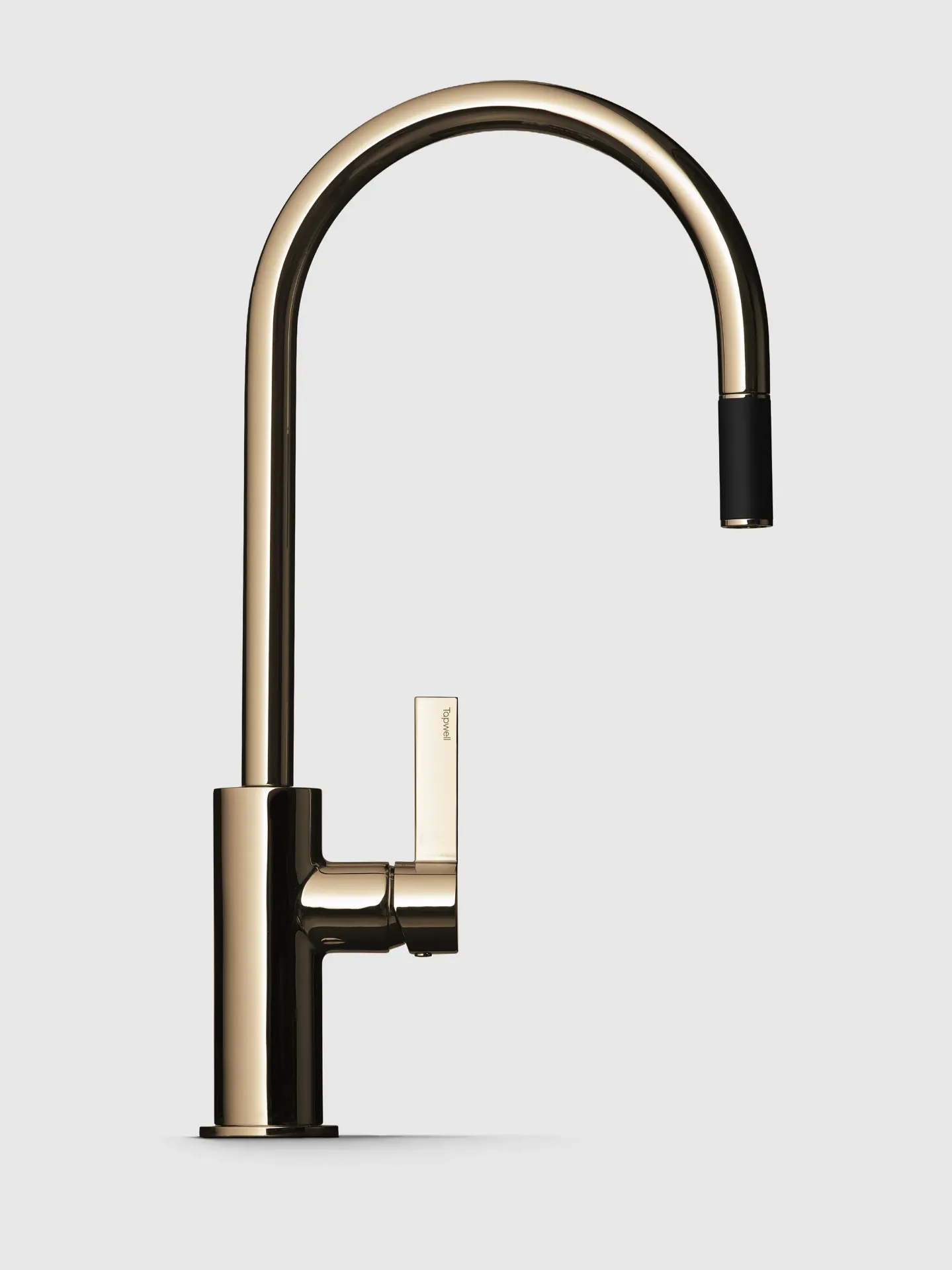 [9423623] Tapwell ARM185 Polished brass (met uittrekbare kop)