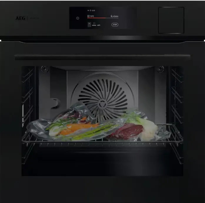[BS7900T-ALC26] AEG 8000 MealAssist met Steampro - Combi Stoomoven - 60cm Mat Zwart