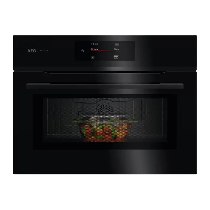 [CM7310B] AEG - 7000 Microwave met Grill - 45 cm - Glanzend Zwart