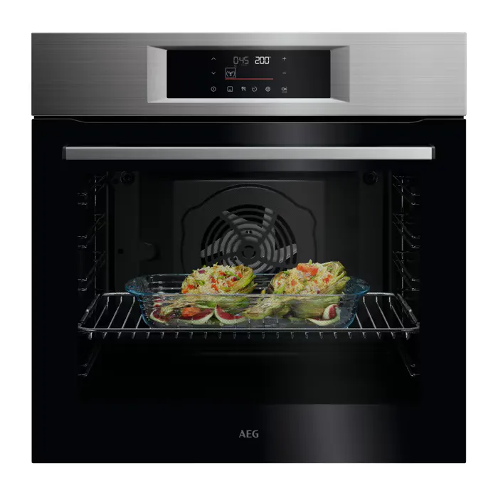 [NBU5P40PM] AEG 5000 SurroundCook met Pyrolyse - 60 cm - Inox