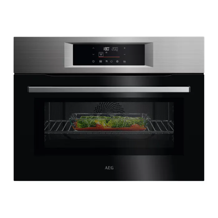 [NKK6N40PM] AEG 6000 Combi-oven met Microwavefunctie - 45 cm - Inox